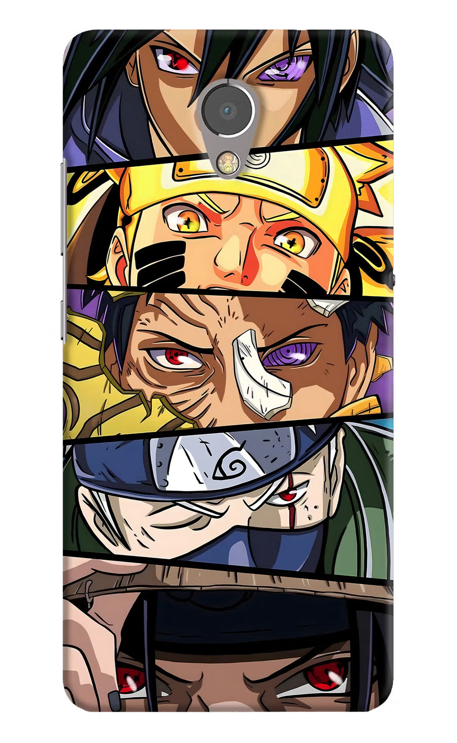 Naruto Character Lenovo P2 Back Cover, Hard case