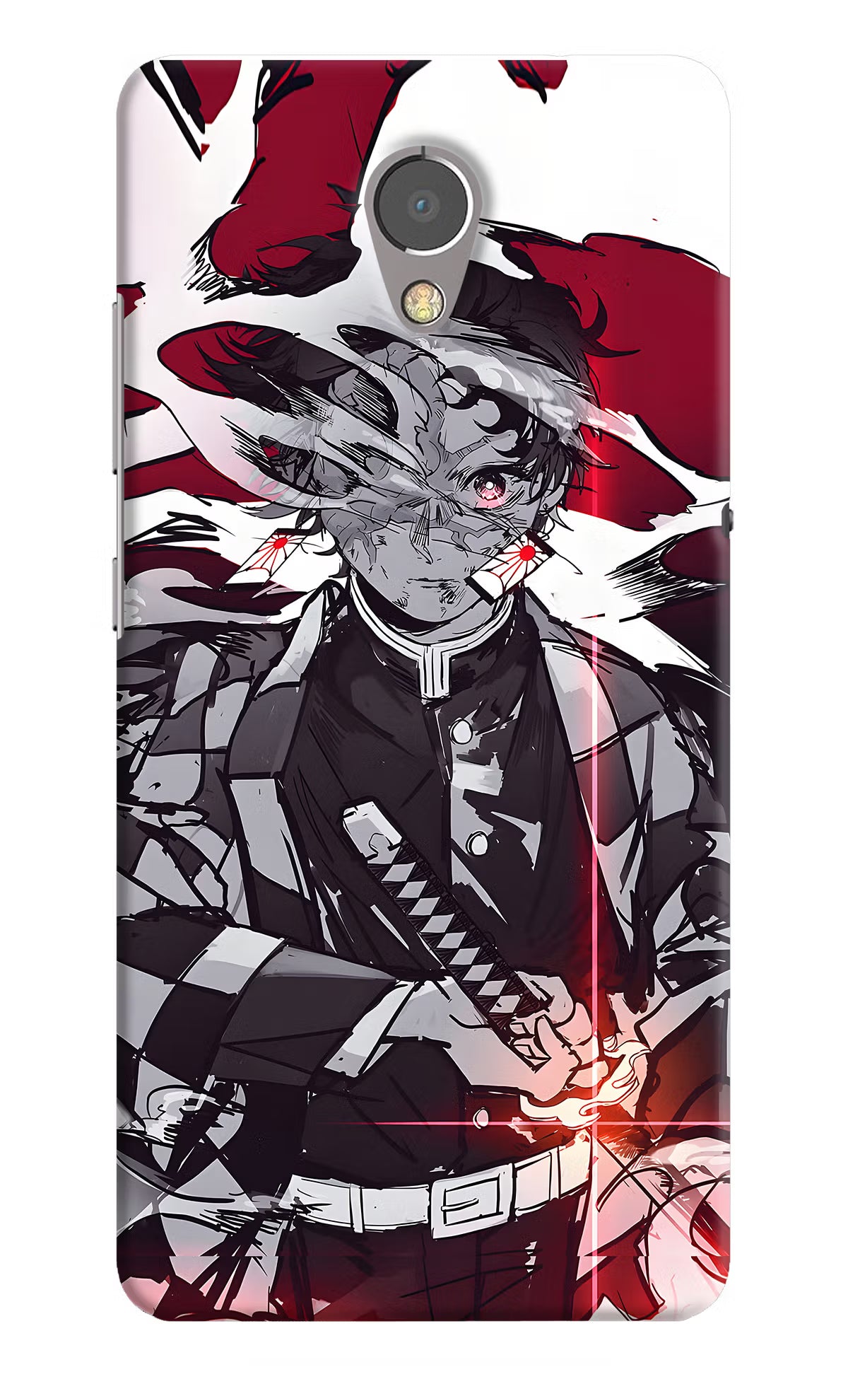 Demon Slayer Lenovo P2 Hard Case Back Cover by Casekaro