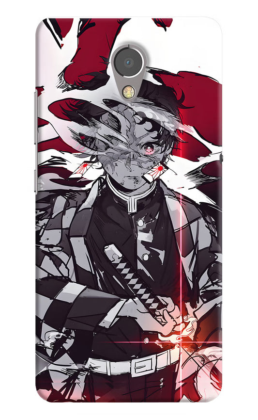 Demon Slayer Lenovo P2 Hard Case Back Cover by Casekaro