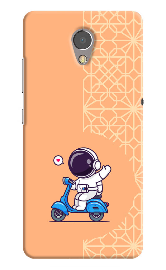 Cute Astronaut Riding Lenovo P2 Hard Case Back Cover by Casekaro