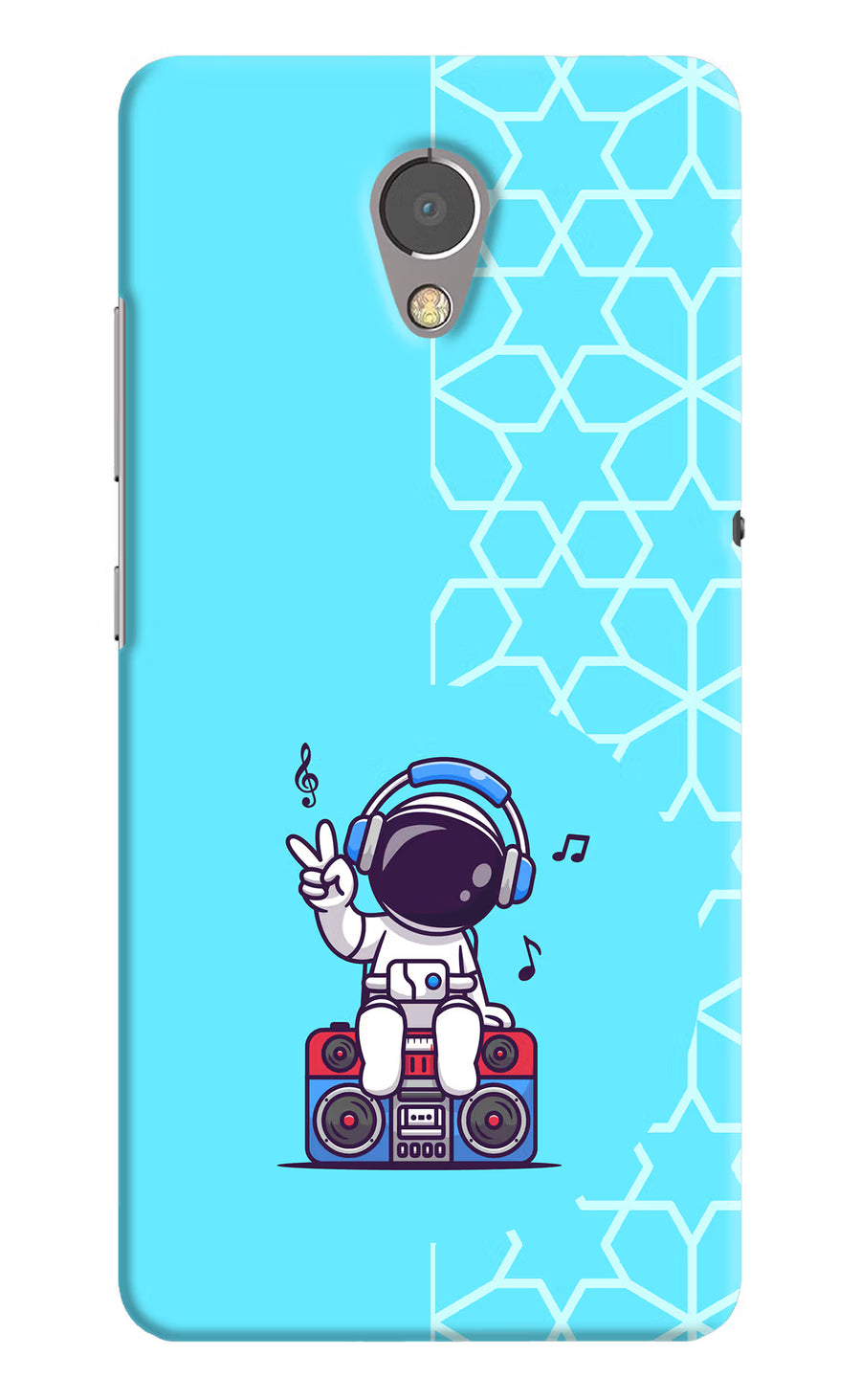 Cute Astronaut Chilling Lenovo P2 Back Cover, Hard case