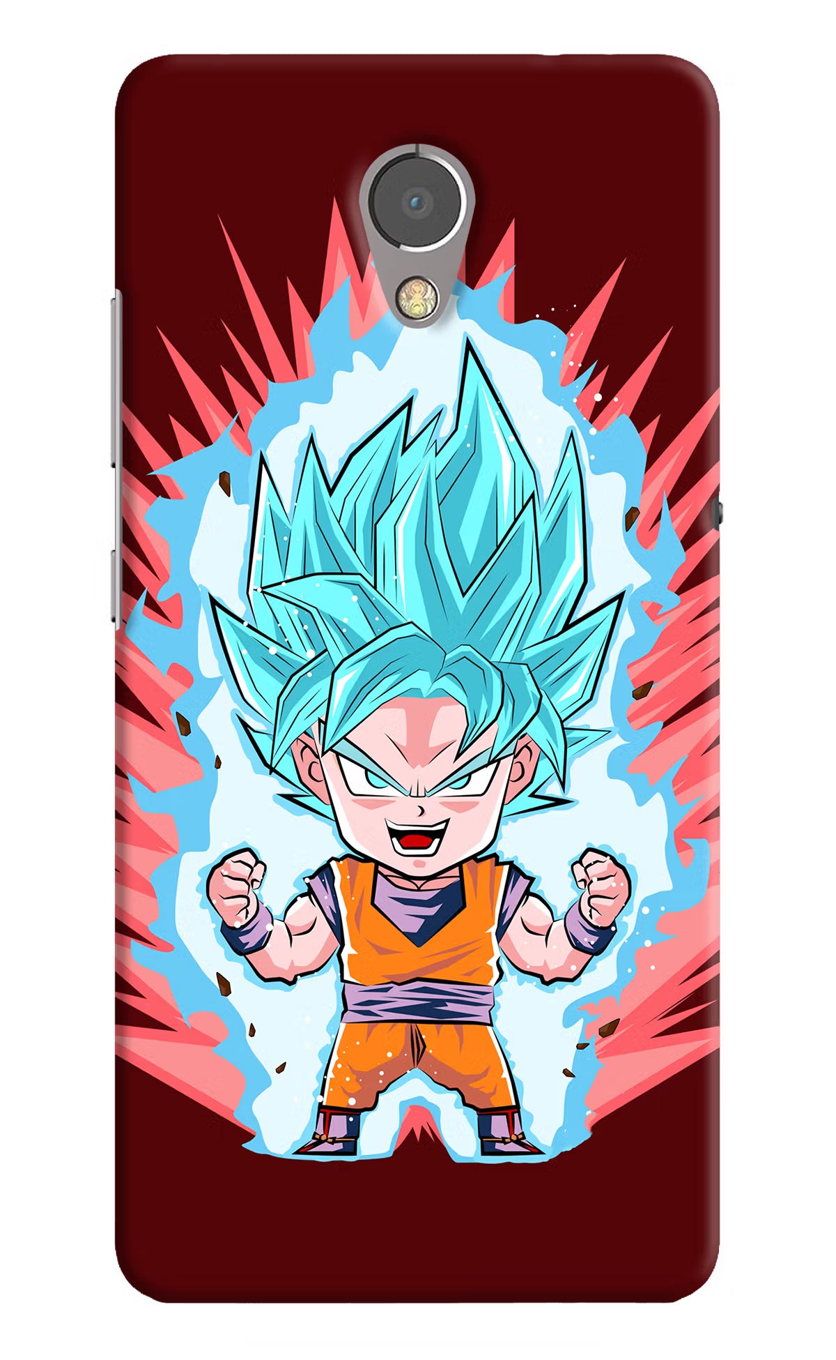 Goku Little Lenovo P2 Hard Case Back Cover by Casekaro