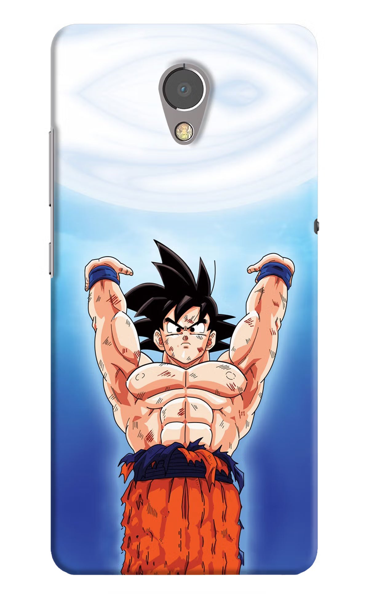Goku Power Lenovo P2 Hard Case Back Cover by Casekaro