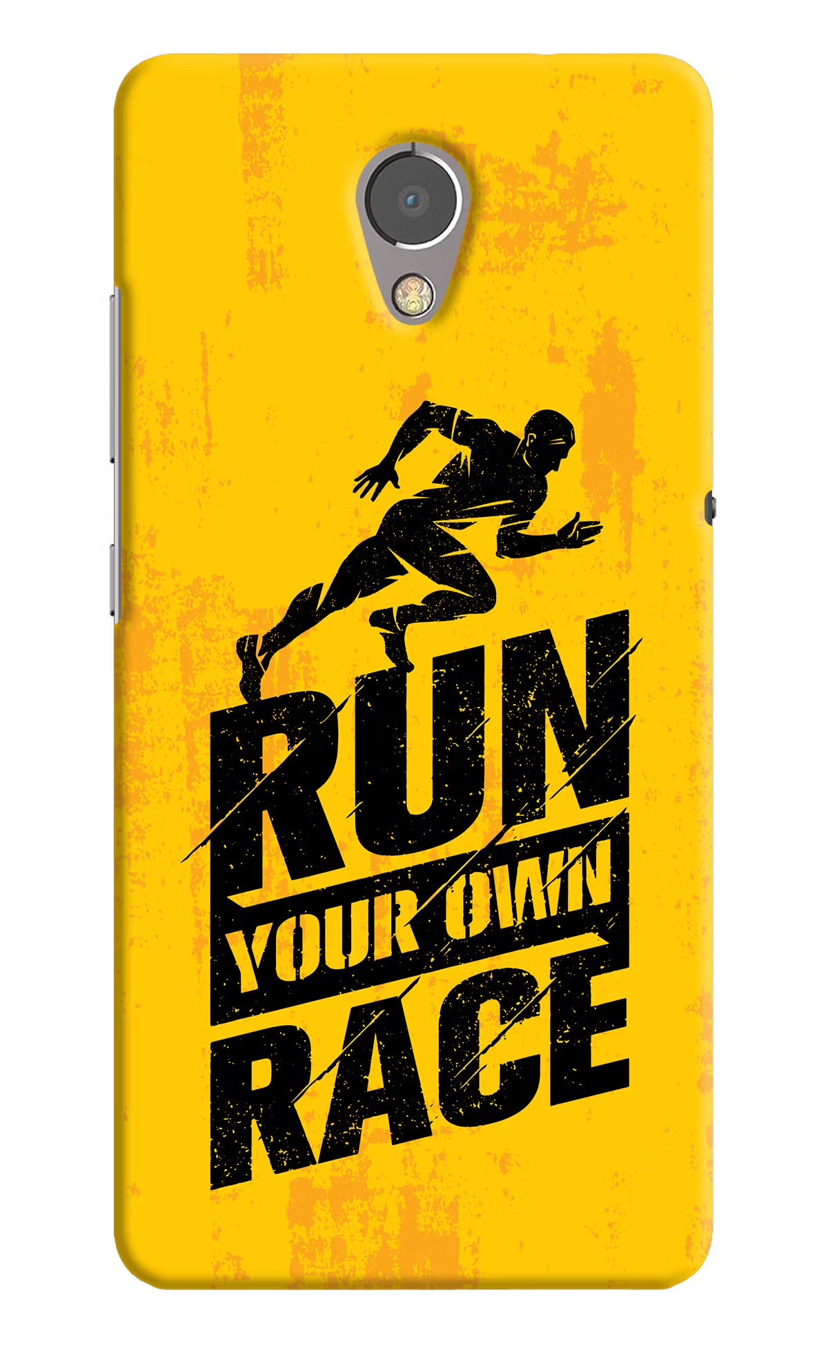 Run Your Own Race Lenovo P2 Hard Case Back Cover by Casekaro