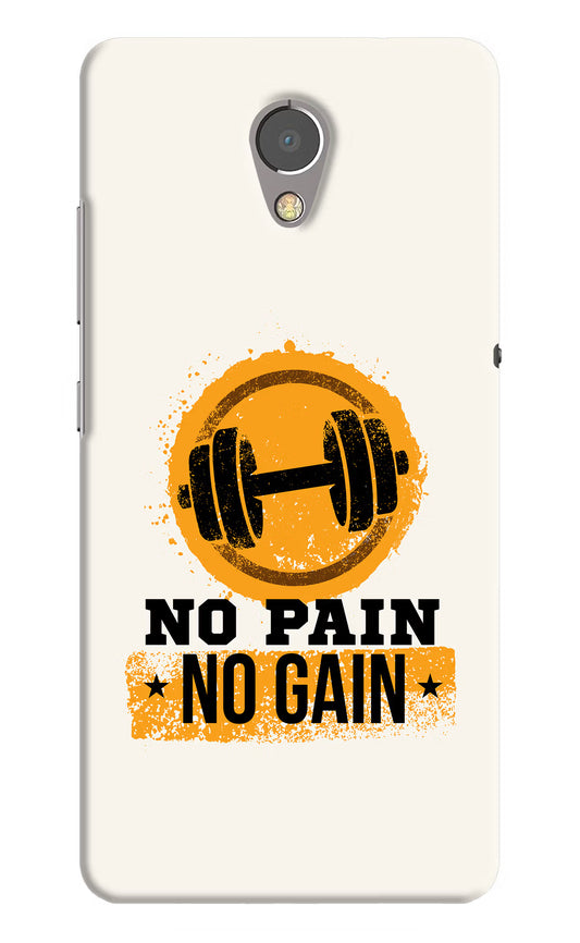 No Pain No Gain Lenovo P2 Hard Case Back Cover by Casekaro