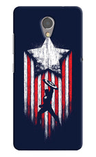 Captain America Marvel Art Lenovo P2 Hard Case Back Cover by Casekaro