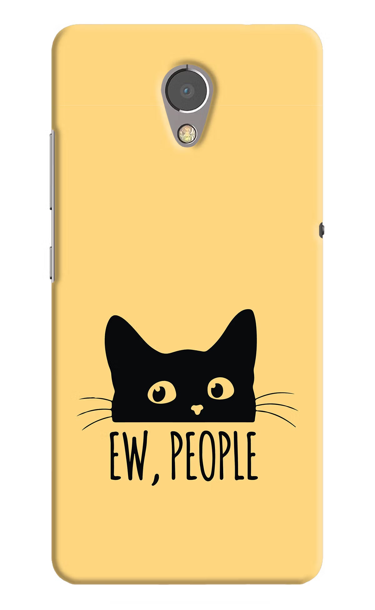 Ew People Catitude Lenovo P2 Hard Case Back Cover by Casekaro