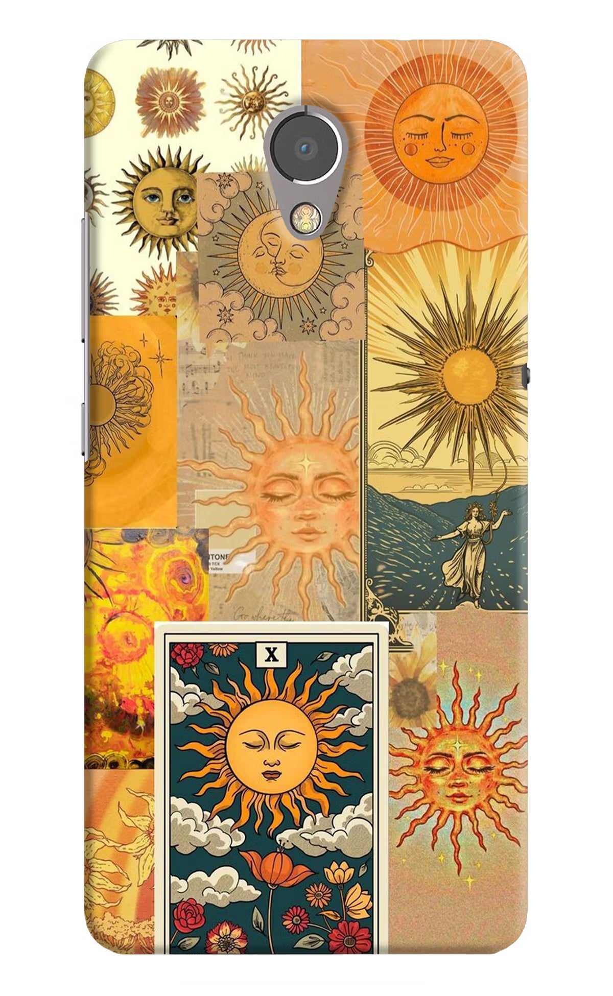 Sun Lenovo P2 Hard Case Back Cover by Casekaro
