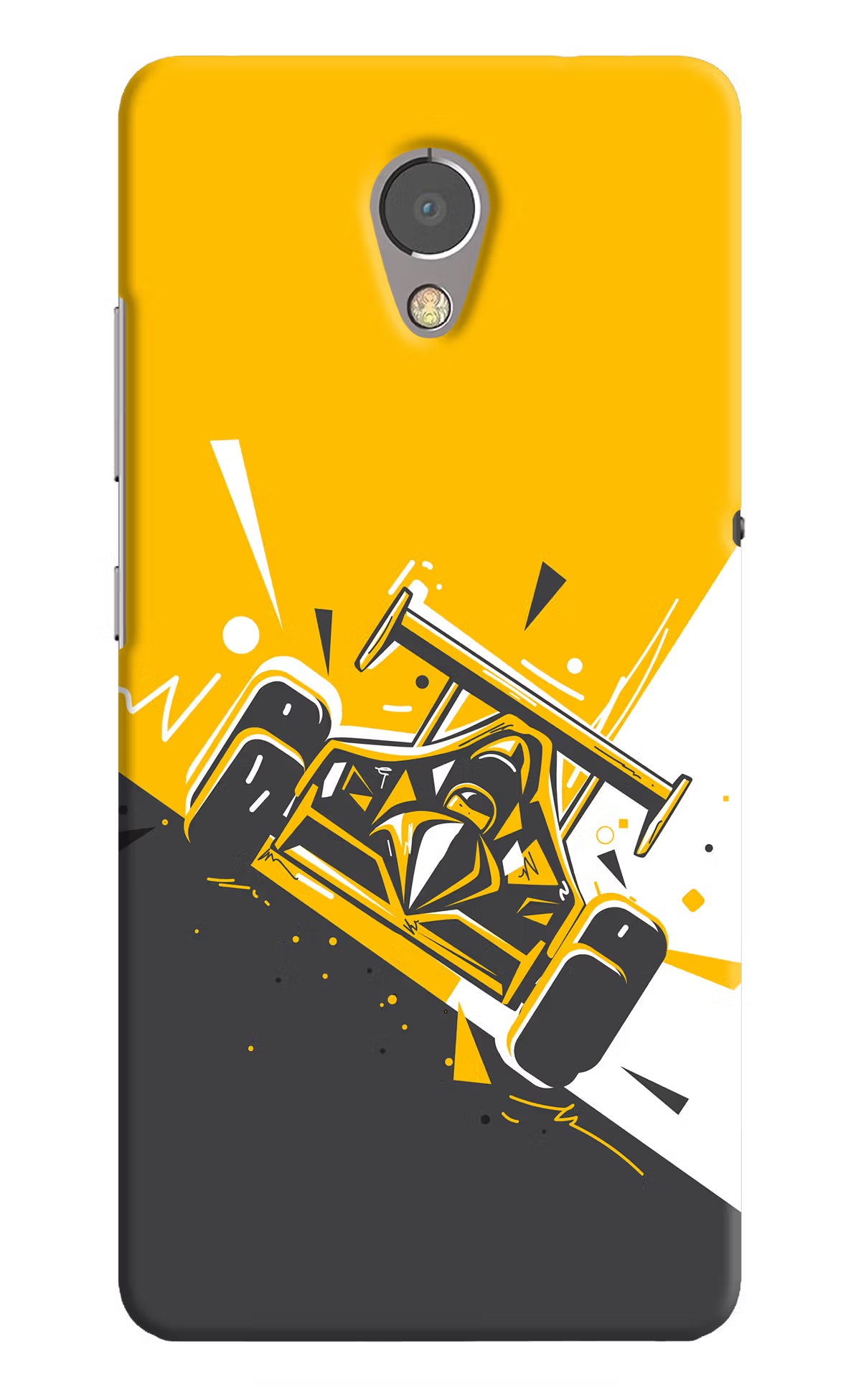 Track King Lenovo P2 Hard Case Back Cover by Casekaro