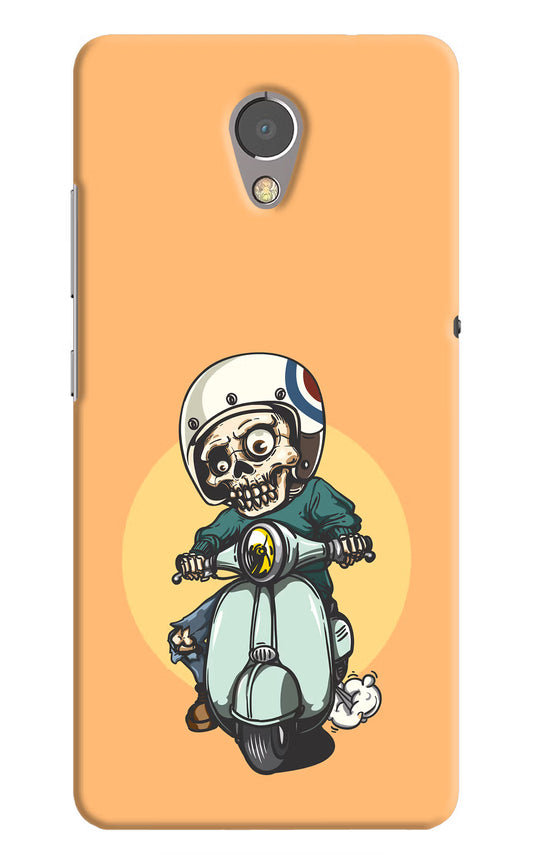 Undead Biker Lenovo P2 Hard Case Back Cover by Casekaro