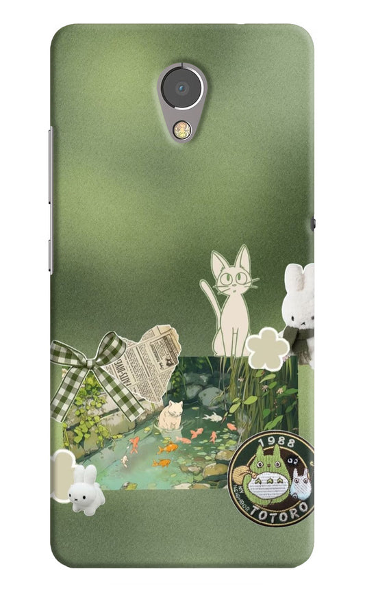 Aesthetic anime Lenovo P2 Back Cover