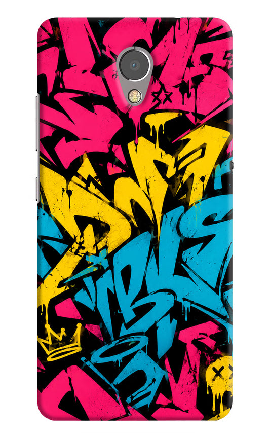 Graffiti Vibe Lenovo P2 Hard Case Back Cover by Casekaro