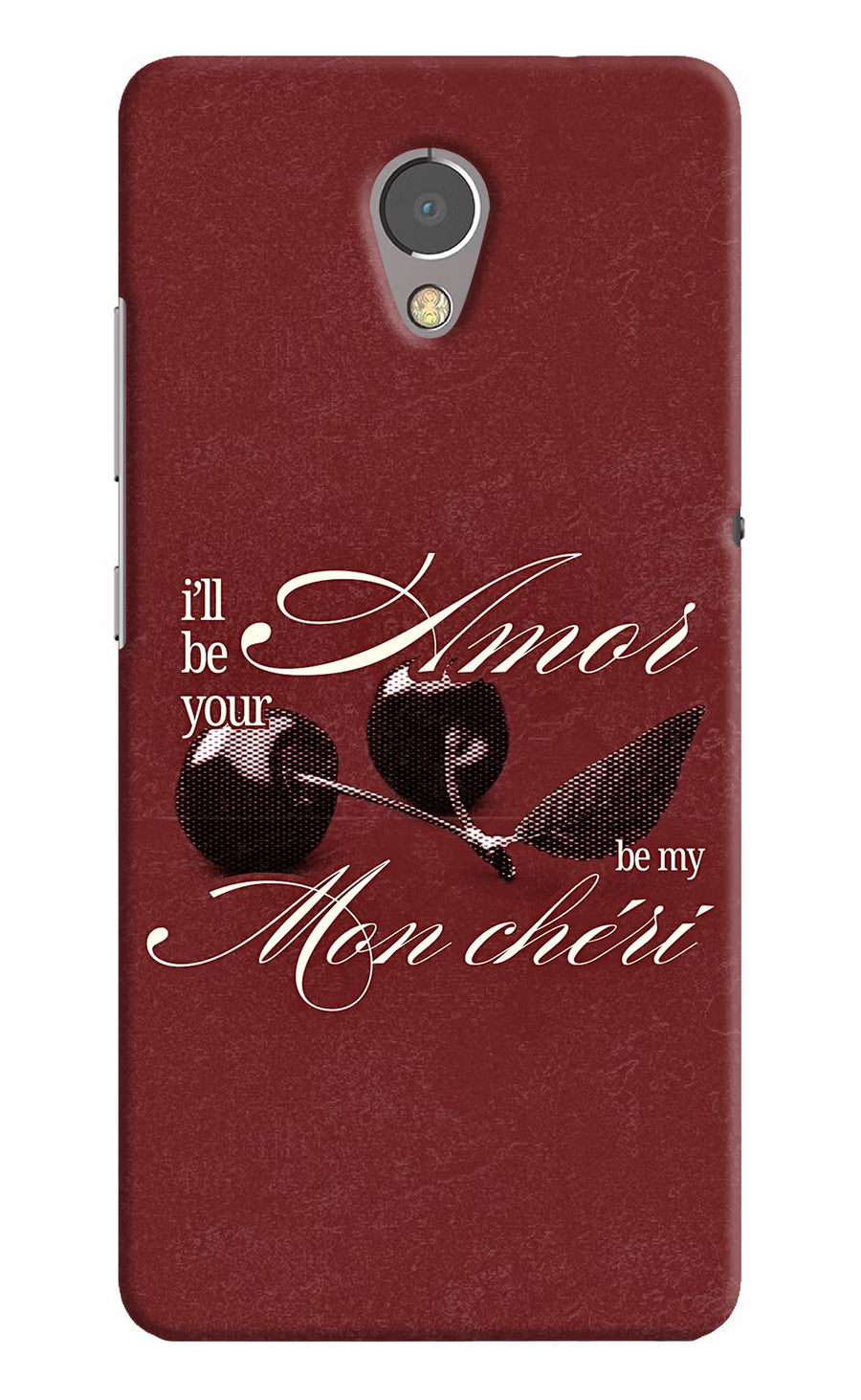 Velvet Cherry Lenovo P2 Back Cover, Hard case