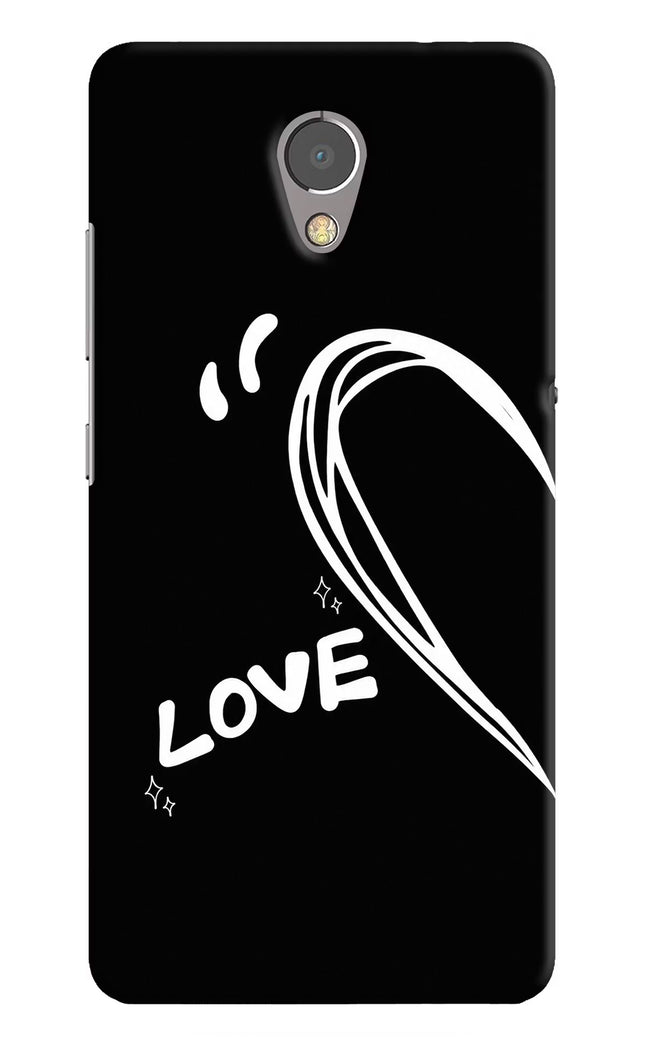 Love Line Lenovo P2 Hard Case Back Cover by Casekaro