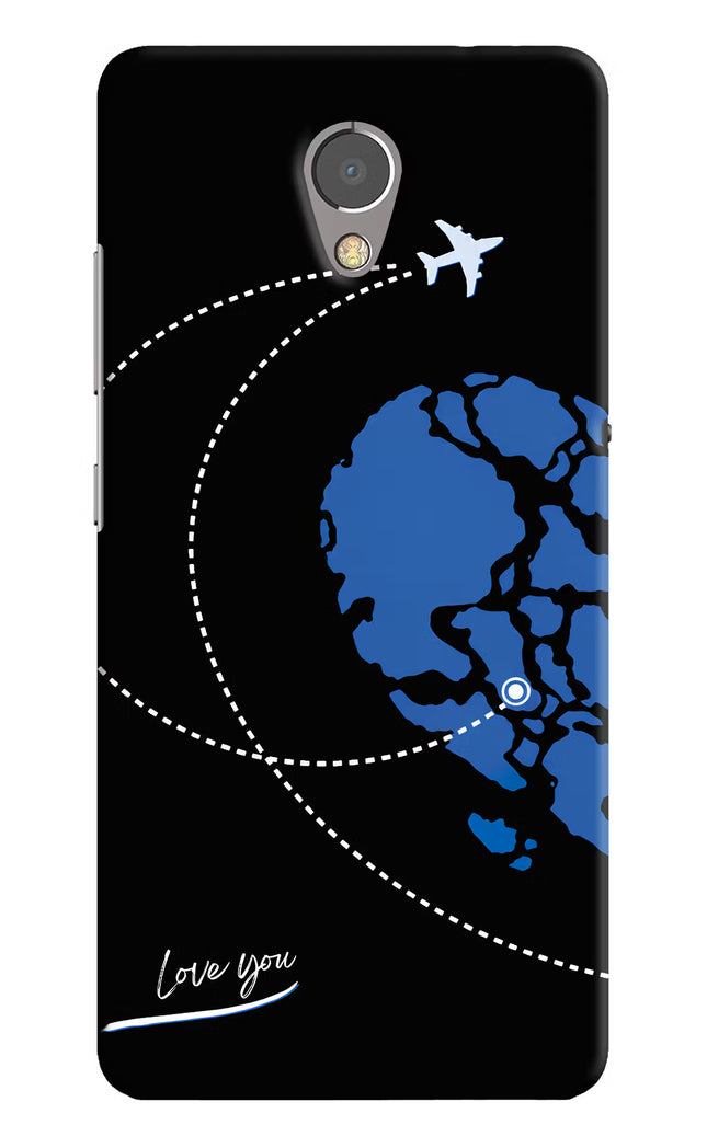 Love Orbit Lenovo P2 Hard Case Back Cover by Casekaro