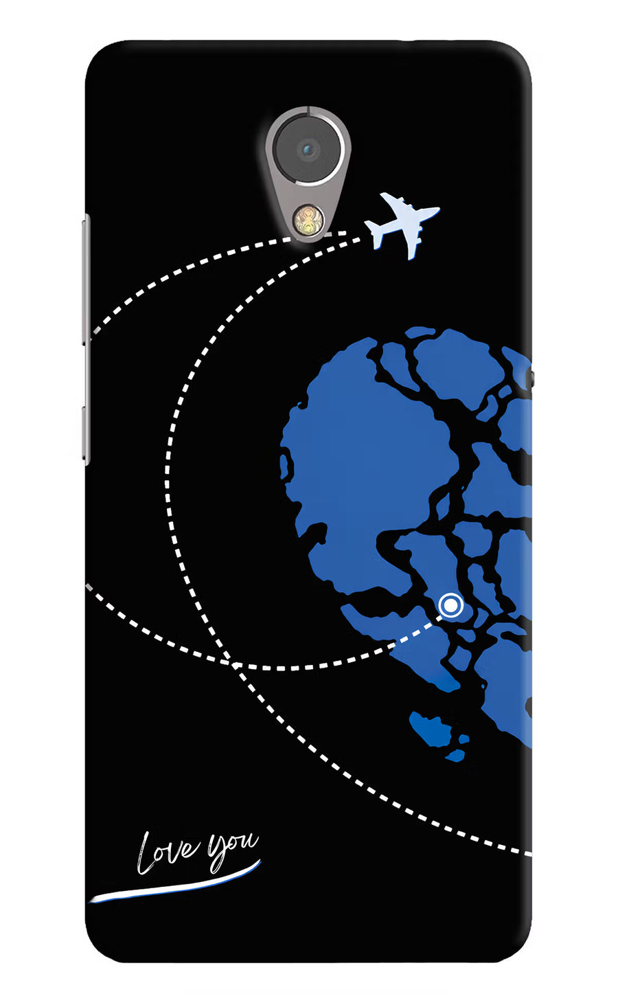 Love Orbit Lenovo P2 Back Cover, Hard case
