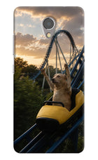 Rollercoaster Dog Lenovo P2 Hard Case Back Cover by Casekaro