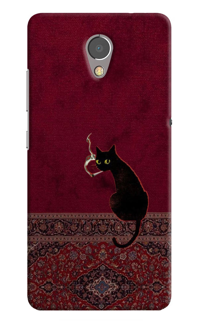 Midnight Cat Lenovo P2 Hard Case Back Cover by Casekaro