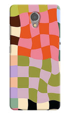 Wavy Grid Lenovo P2 Hard Case Back Cover by Casekaro
