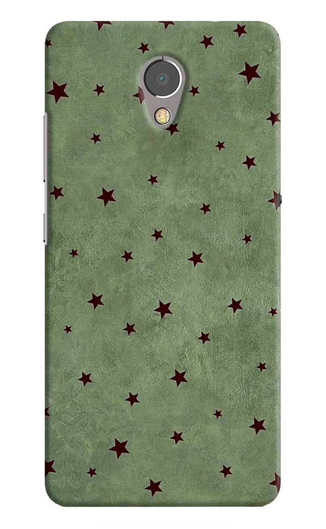Green Stars Lenovo P2 Hard Case Back Cover by Casekaro