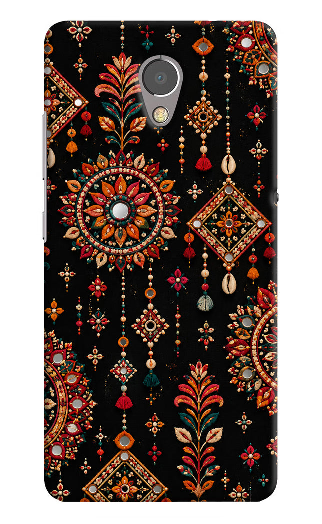 Boho Noir Lenovo P2 Hard Case Back Cover by Casekaro