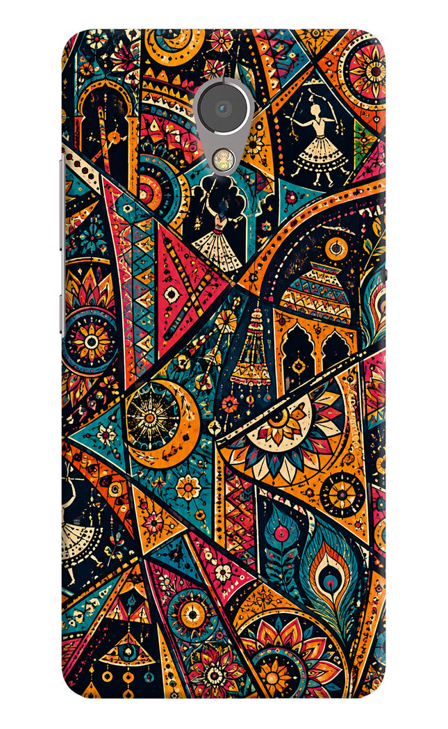 Folk Print Lenovo P2 Hard Case Back Cover by Casekaro