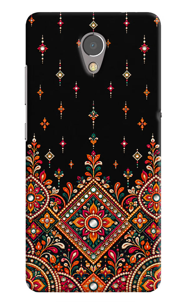 Noir Mehfil Lenovo P2 Hard Case Back Cover by Casekaro