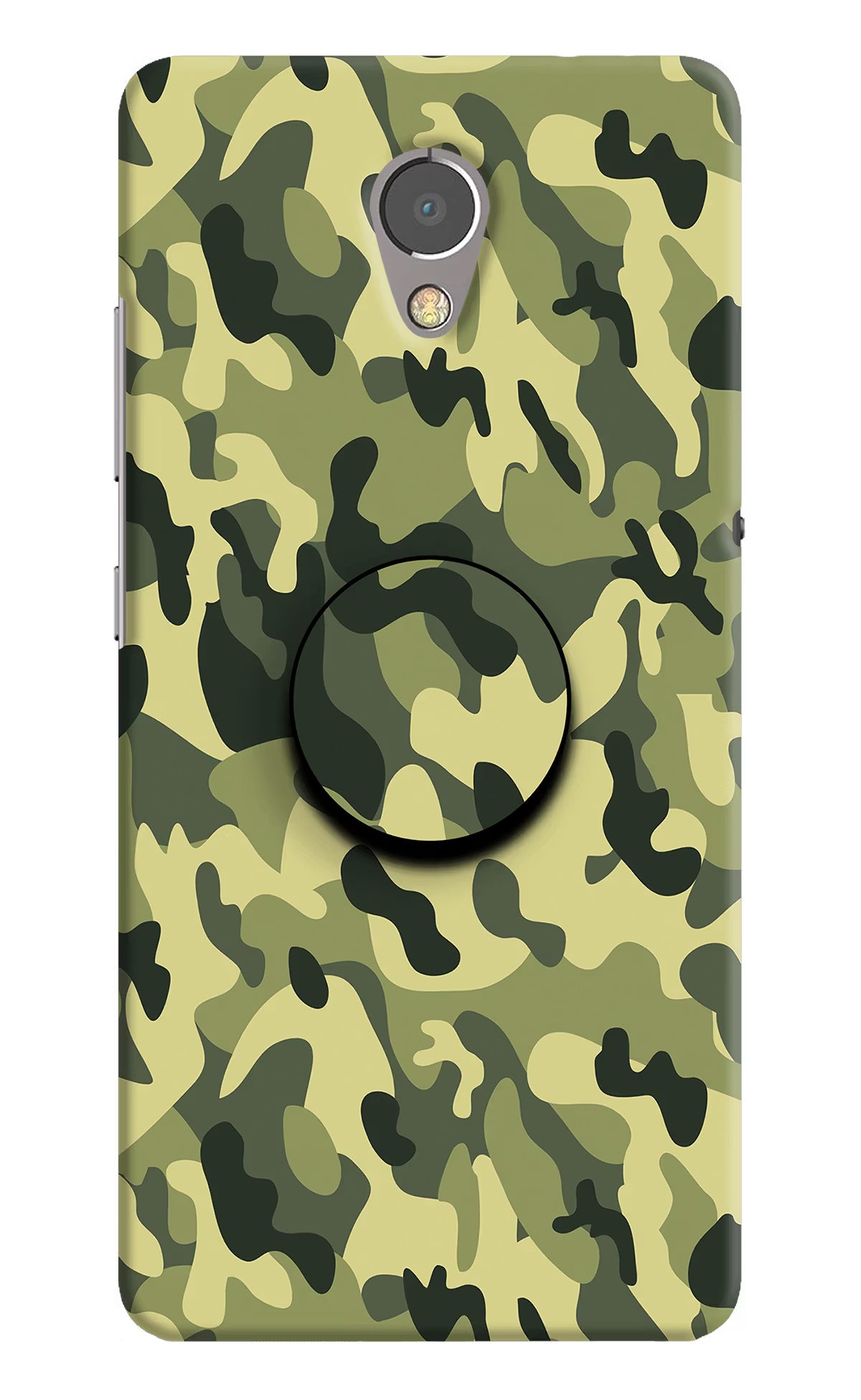 Camouflage Lenovo P2 Pop Case by Casekaro