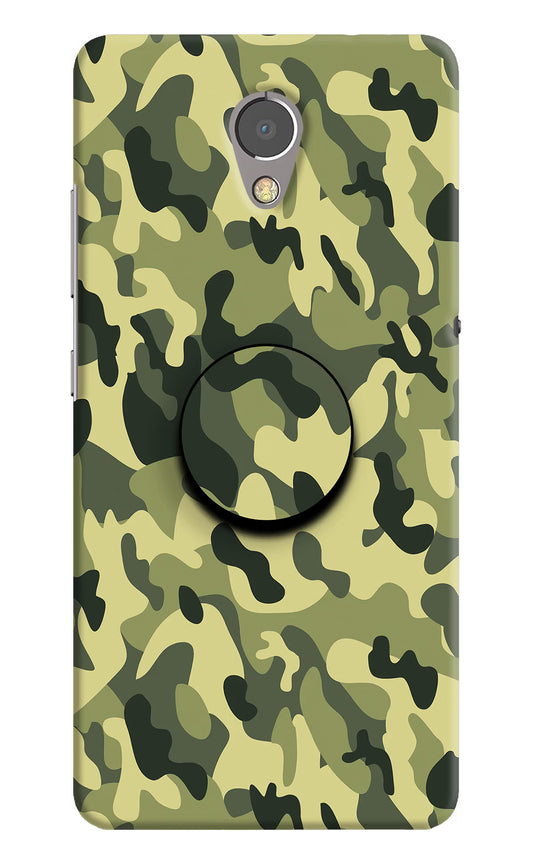 Camouflage Lenovo P2 Pop Case by Casekaro