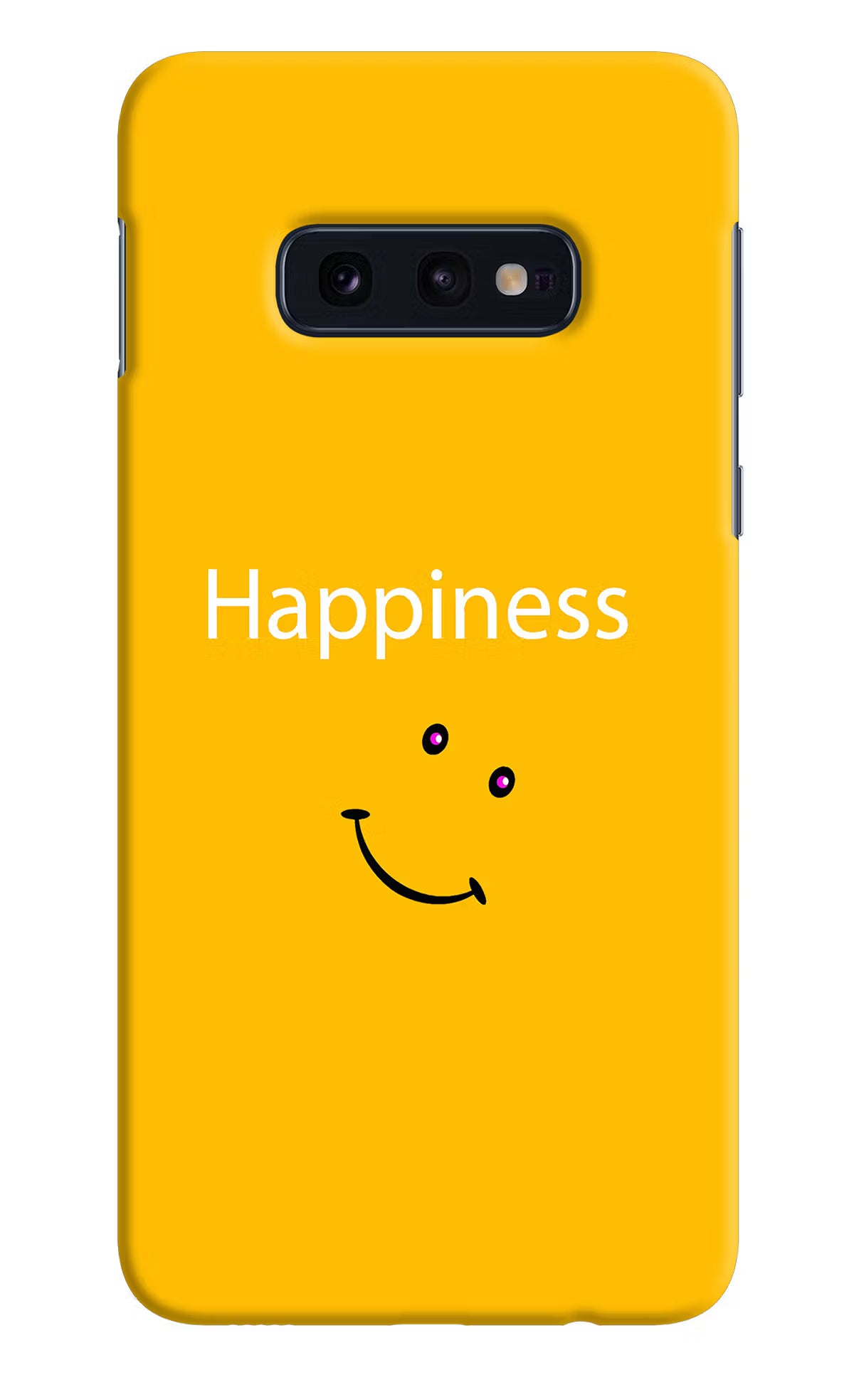 Happiness With Smiley Samsung S10E Hard Case Back Cover by Casekaro
