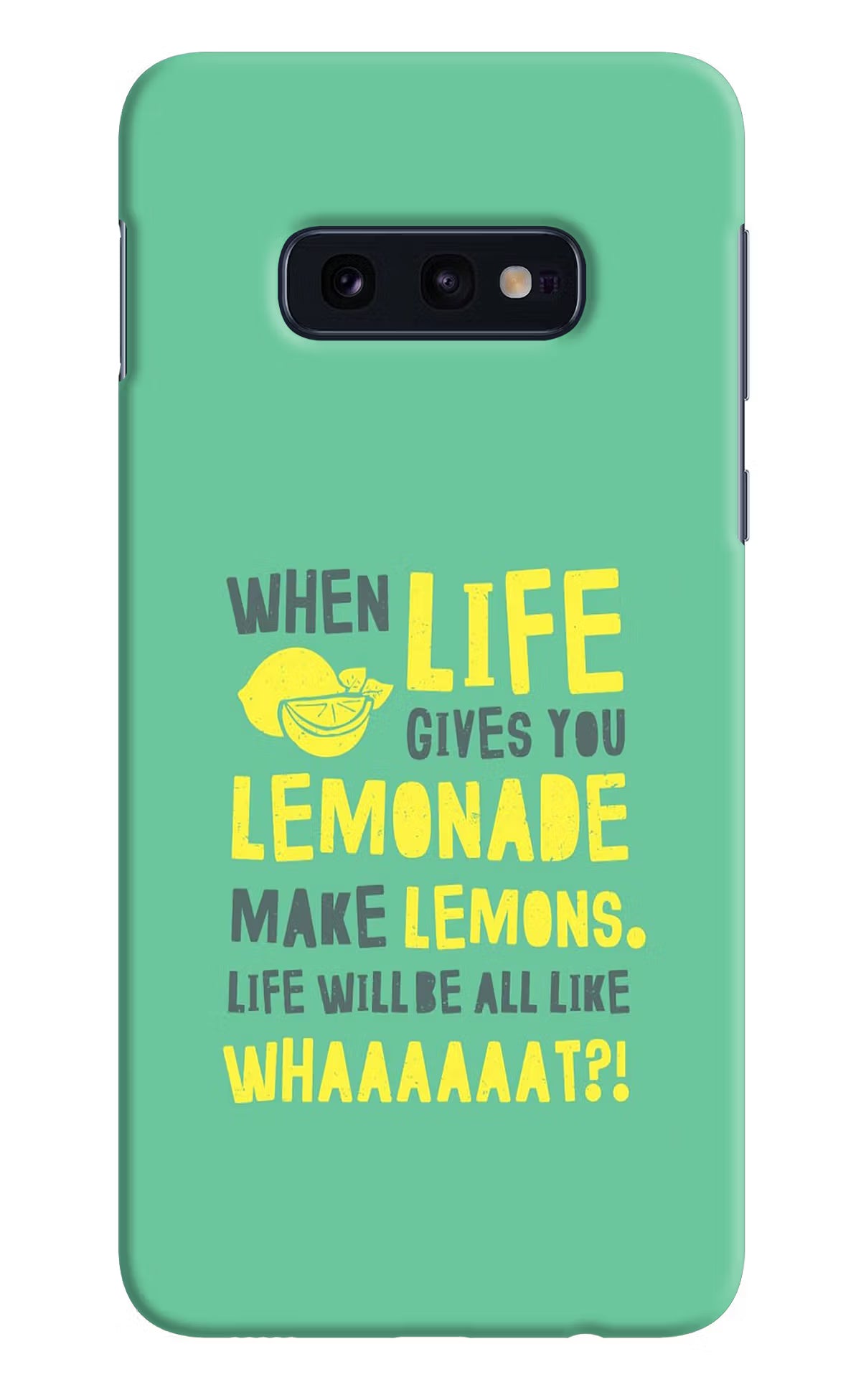 Quote Samsung S10E Hard Case Back Cover by Casekaro