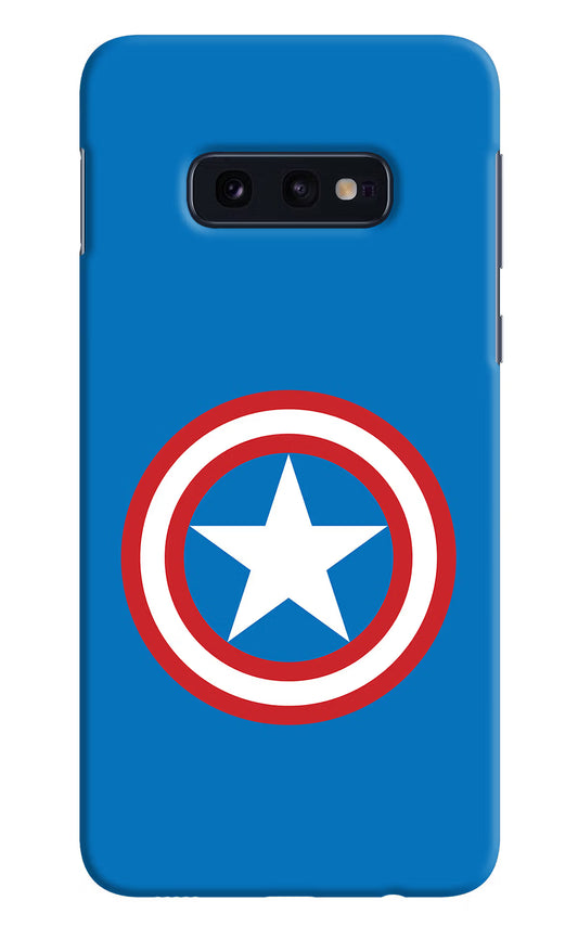 Captain America Logo Samsung S10E Hard Case Back Cover by Casekaro