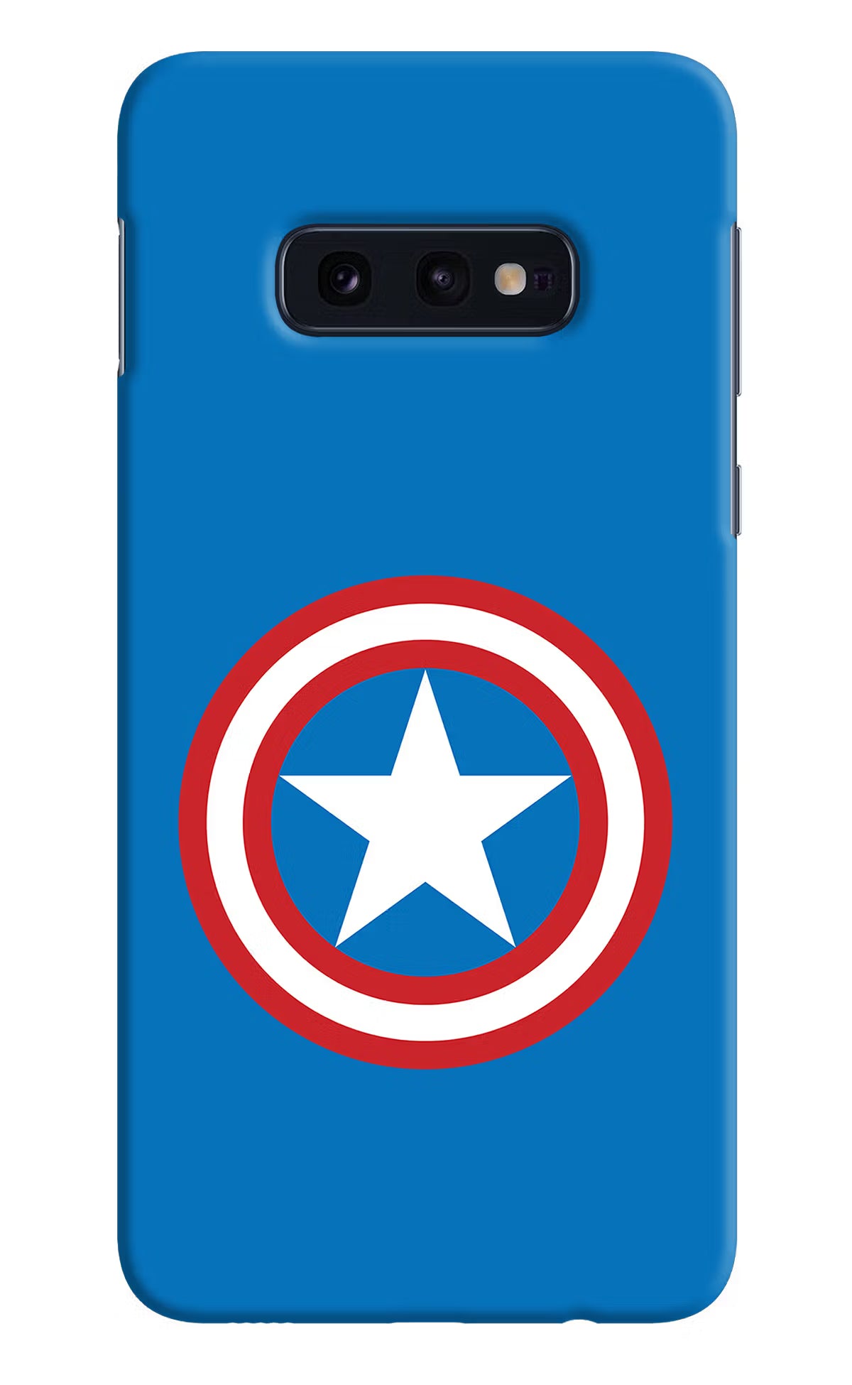 Captain America Logo Samsung S10E Hard Case Back Cover by Casekaro