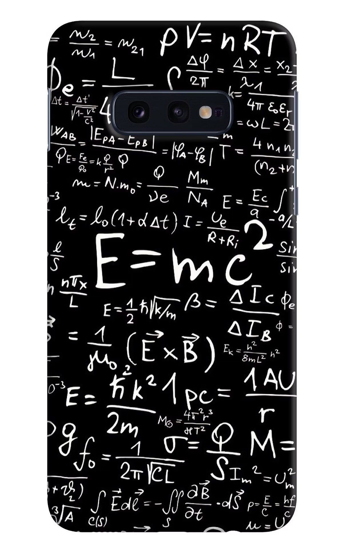 Physics Formula Samsung S10E Hard Case Back Cover by Casekaro