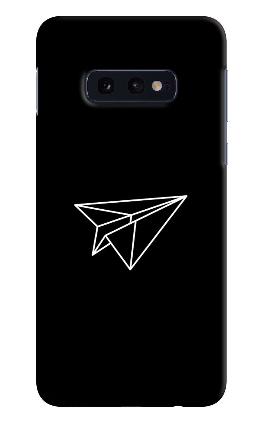 Paper Plane White Samsung S10E Back Cover, Hard case