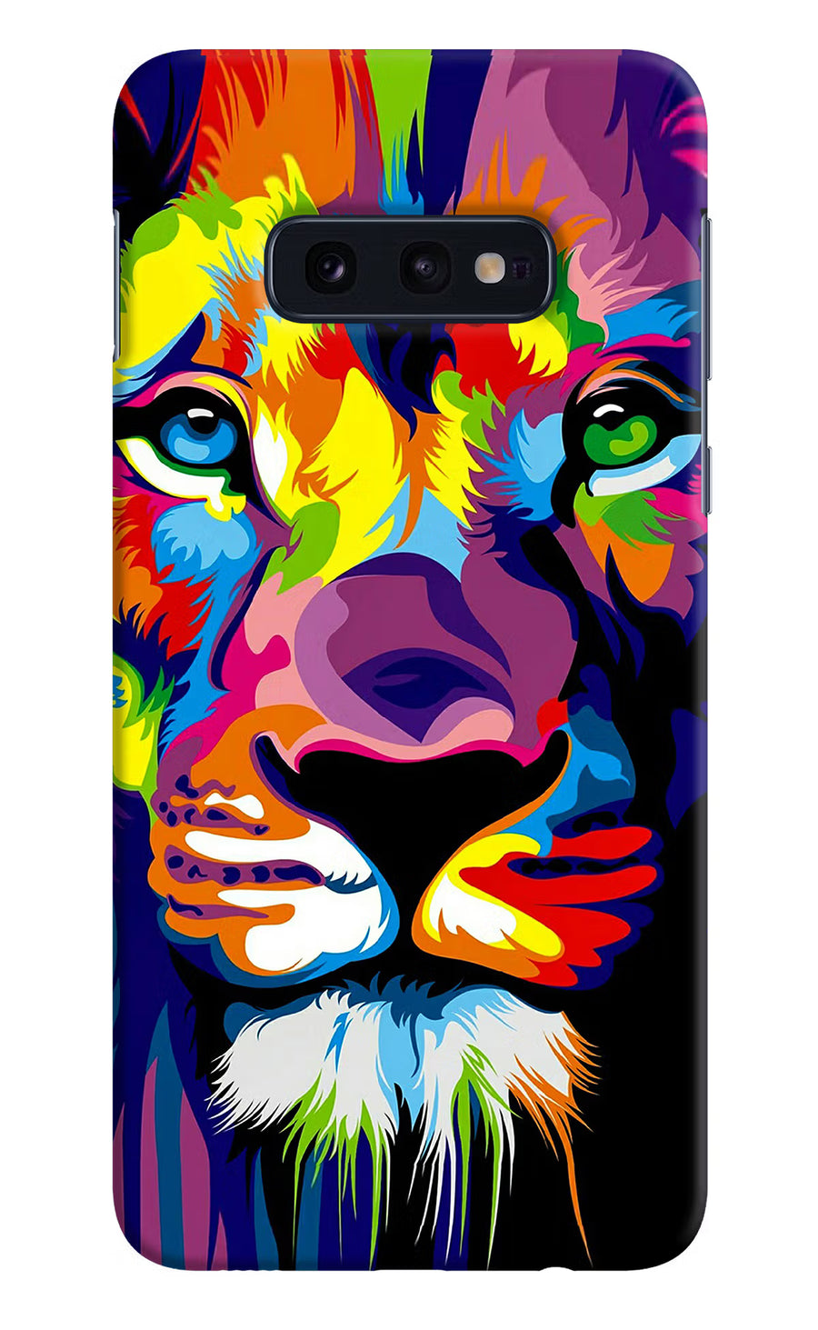 Lion Samsung S10E Back Cover, Hard case