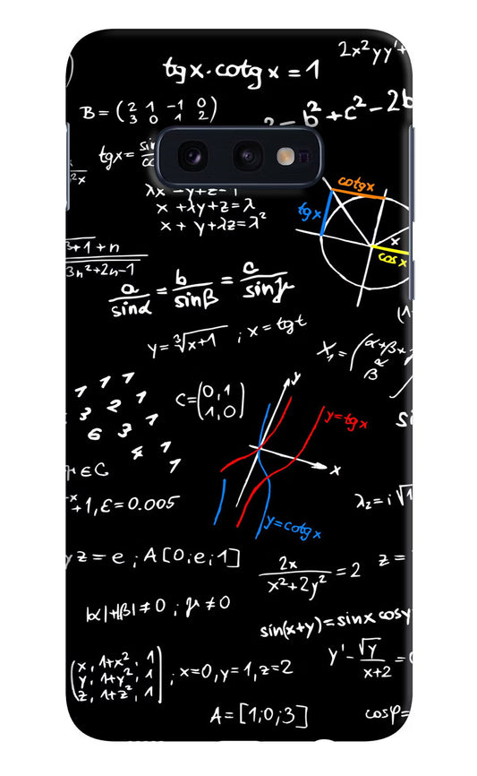 Mathematics Formula Samsung S10E Hard Case Back Cover by Casekaro