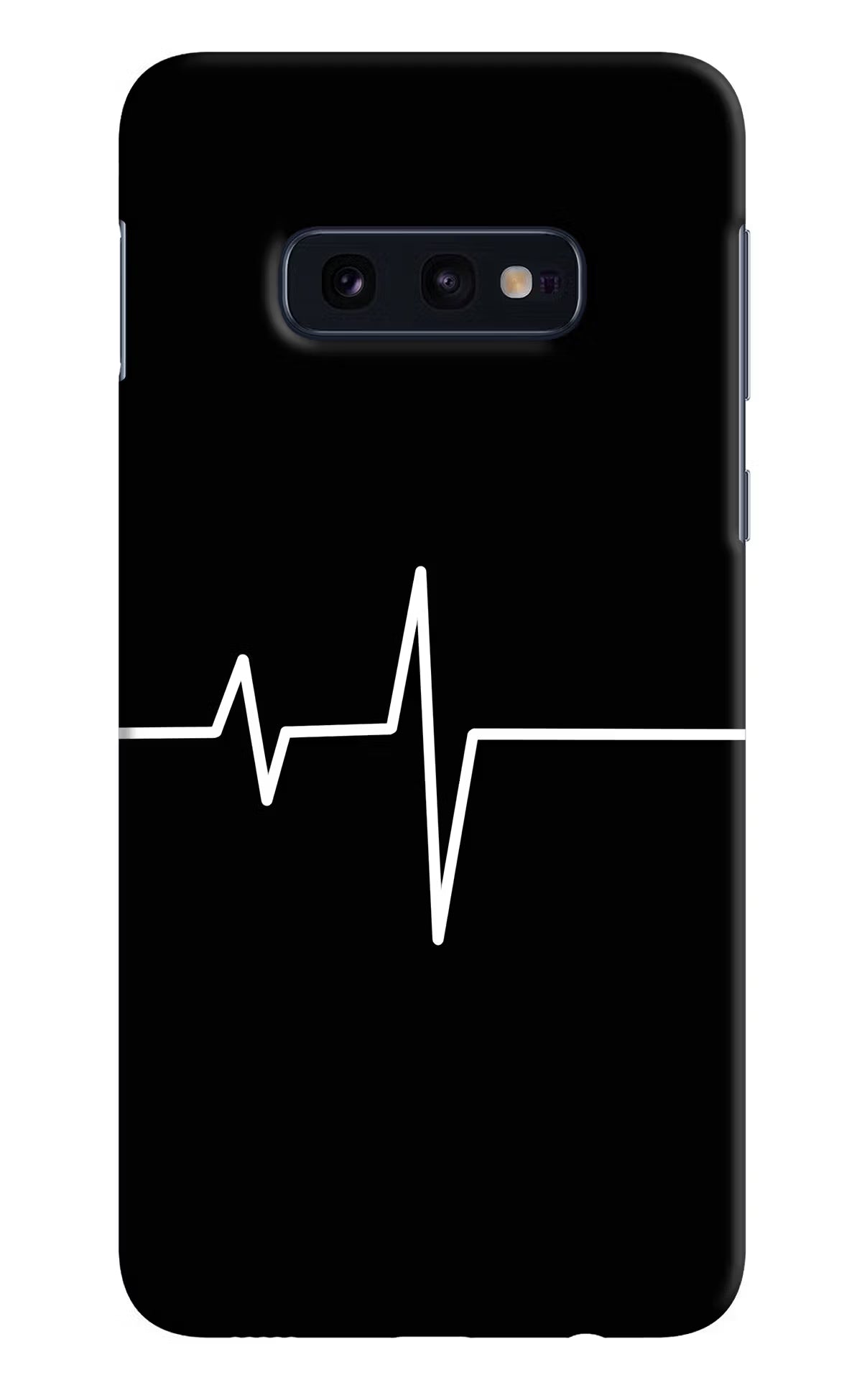 Heart Beats Samsung S10E Hard Case Back Cover by Casekaro