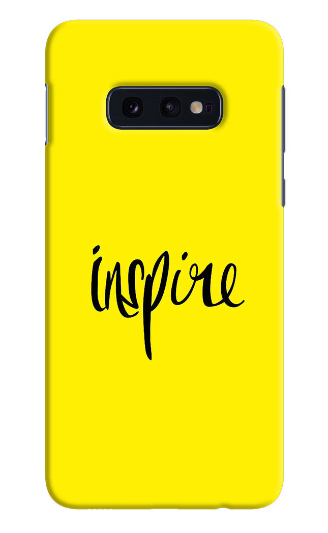 Inspire Samsung S10E Hard Case Back Cover by Casekaro