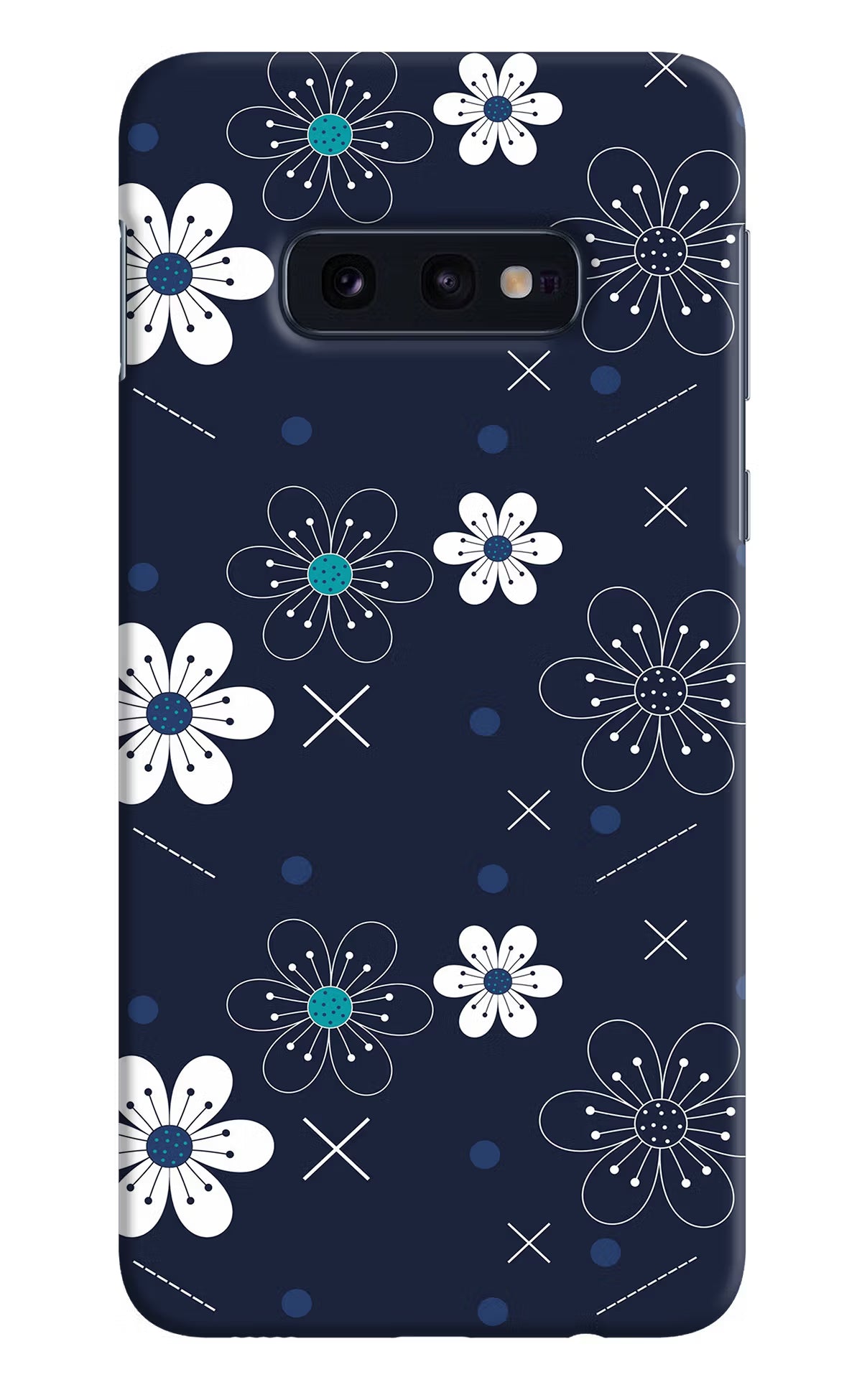 Flowers Samsung S10E Hard Case Back Cover by Casekaro