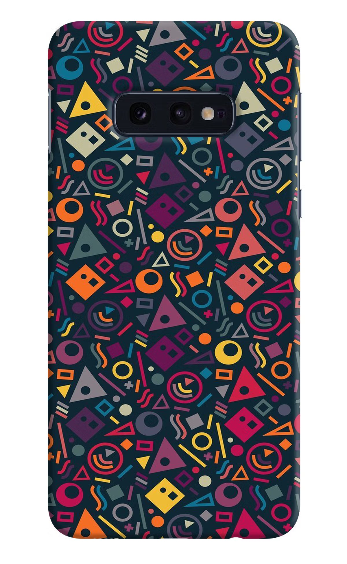 Geometric Abstract Samsung S10E Hard Case Back Cover by Casekaro