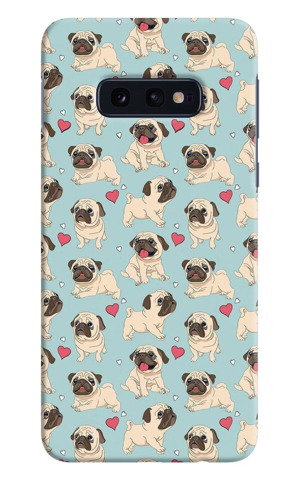 Pug Dog Samsung S10E Hard Case Back Cover by Casekaro