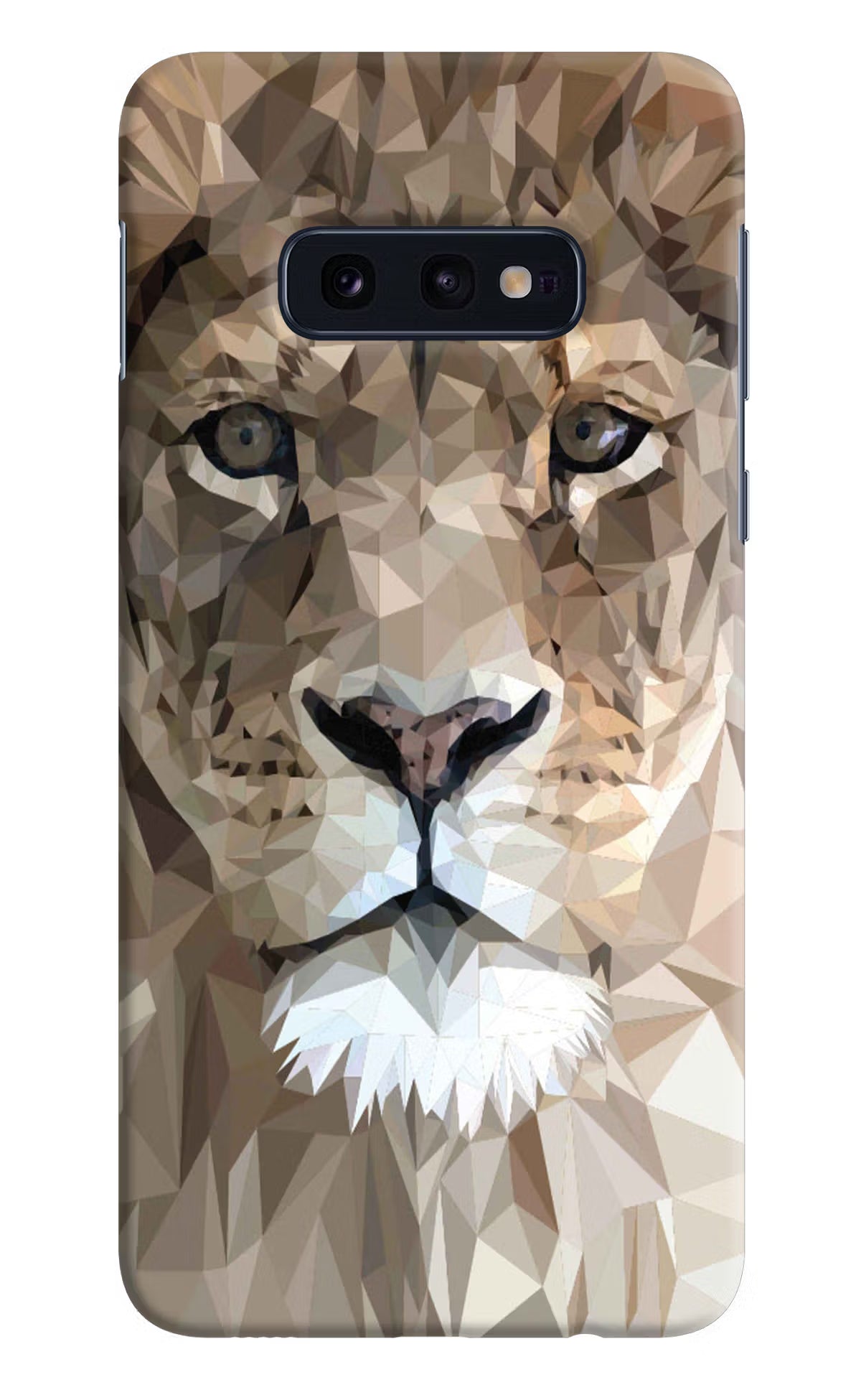 Lion Art Samsung S10E Hard Case Back Cover by Casekaro