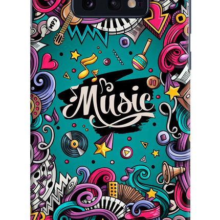 Music Graffiti Samsung S10E Hard Case Back Cover by Casekaro