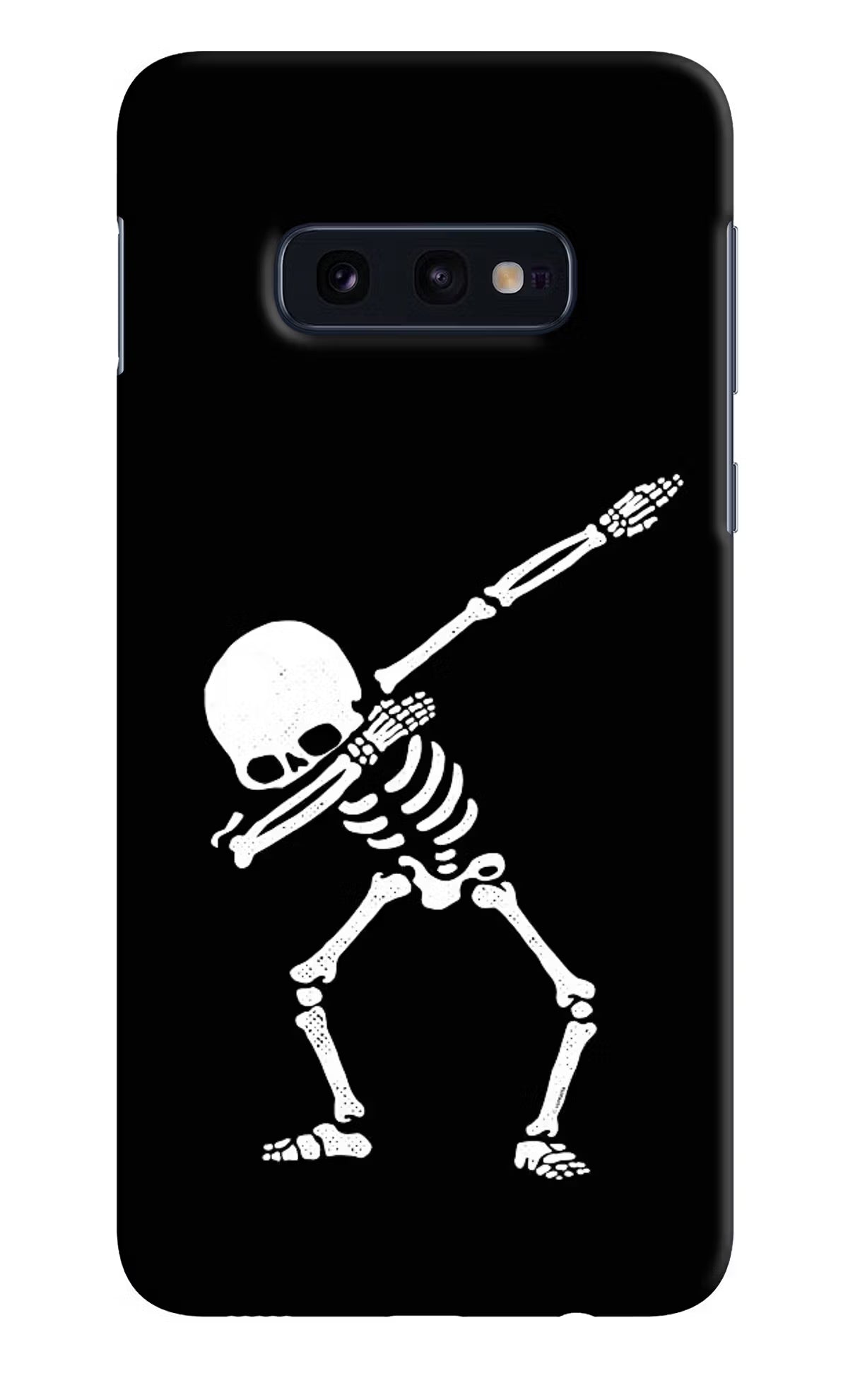 Dabbing Skeleton Art Samsung S10E Hard Case Back Cover by Casekaro