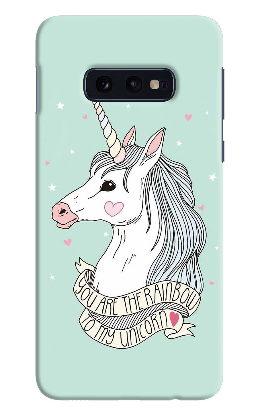 Unicorn Wallpaper Samsung S10E Back Cover, Hard case