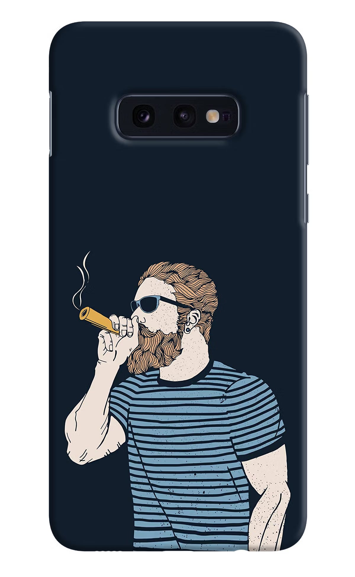 Smoking Samsung S10E Hard Case Back Cover by Casekaro