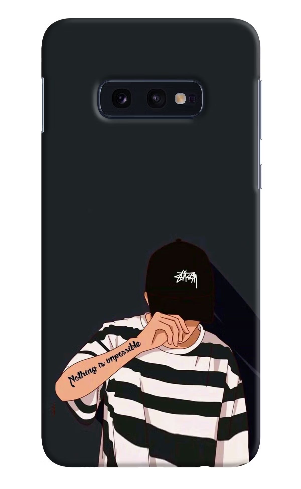 Aesthetic Boy Samsung S10E Hard Case Back Cover by Casekaro