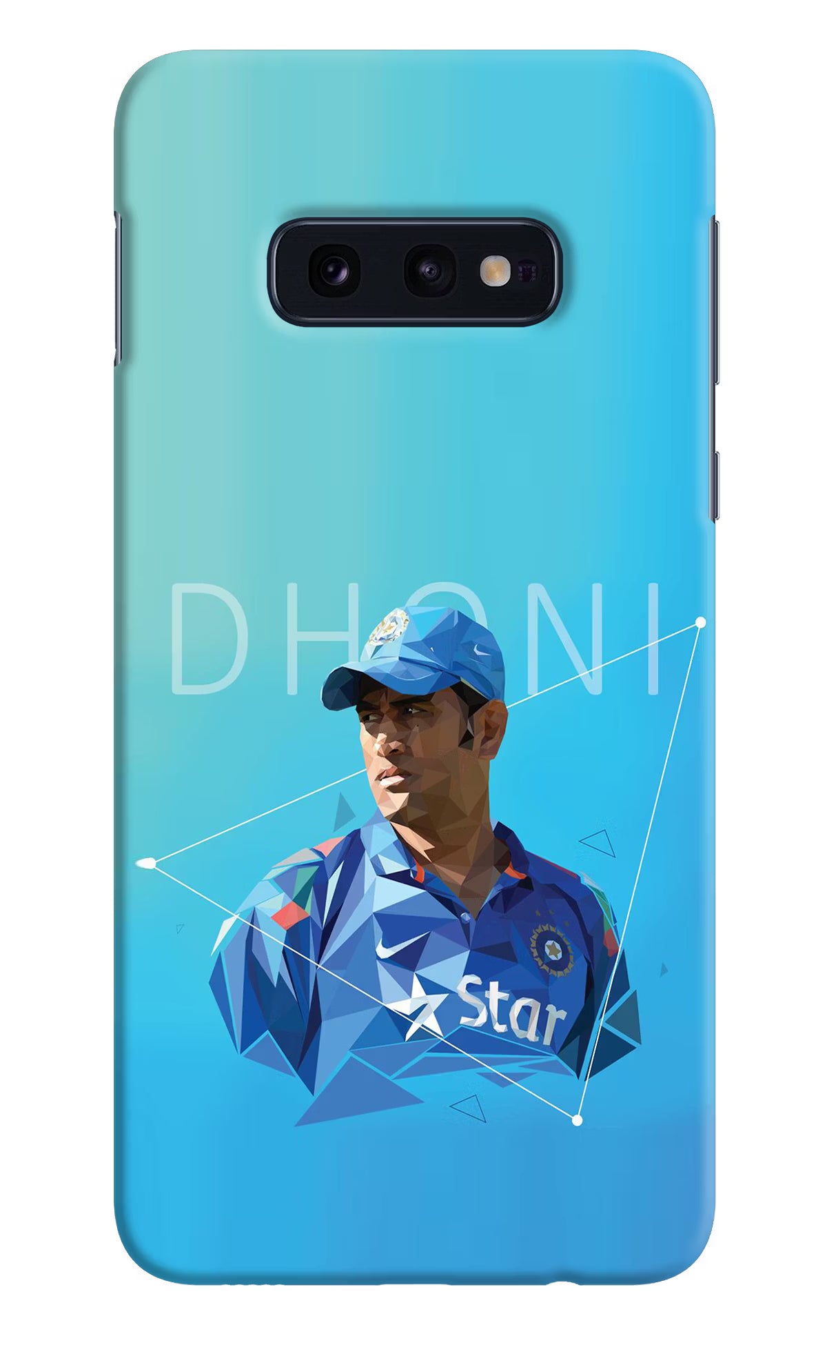Dhoni Artwork Samsung S10E Hard Case Back Cover by Casekaro