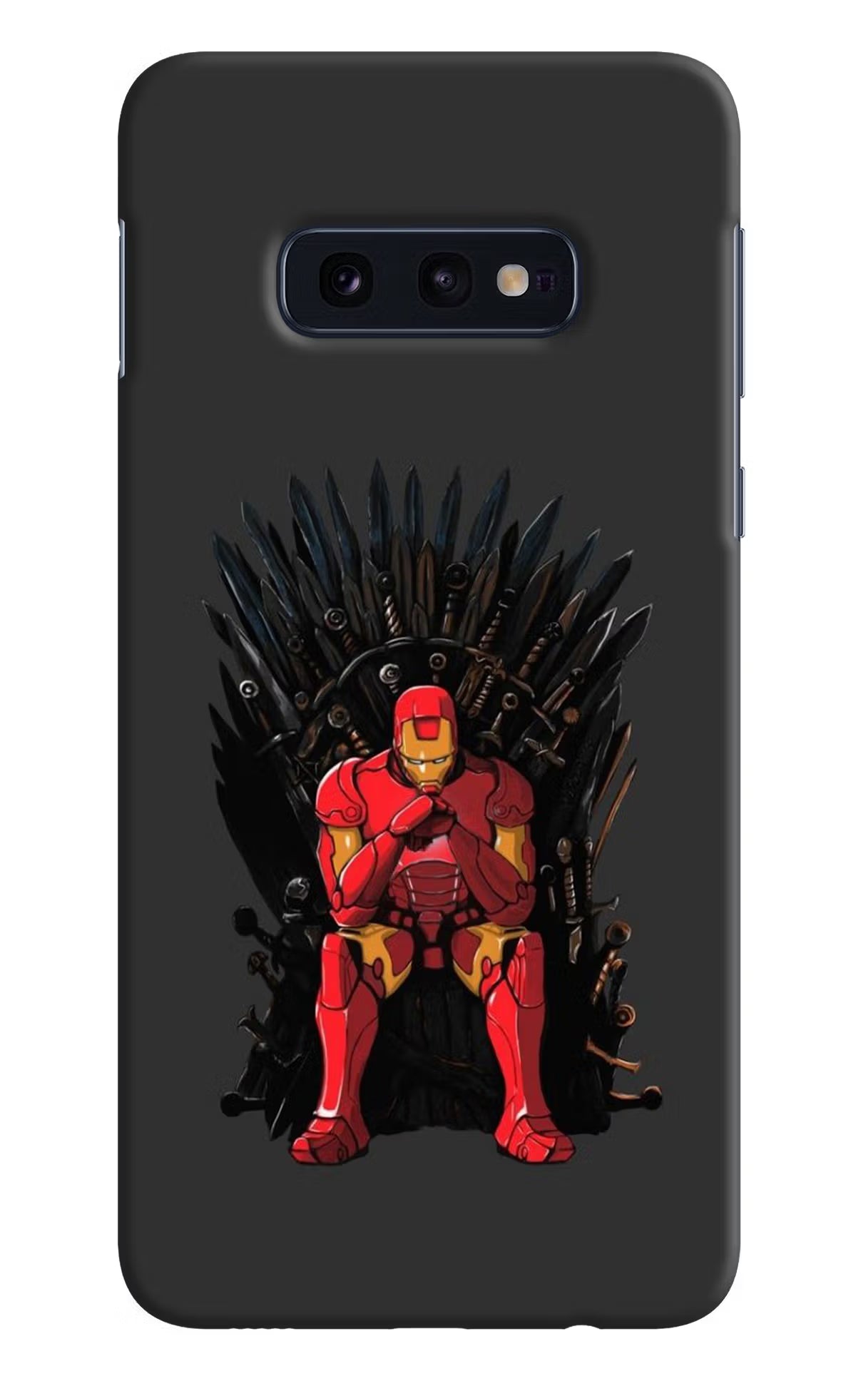 Ironman Throne Samsung S10E Hard Case Back Cover by Casekaro